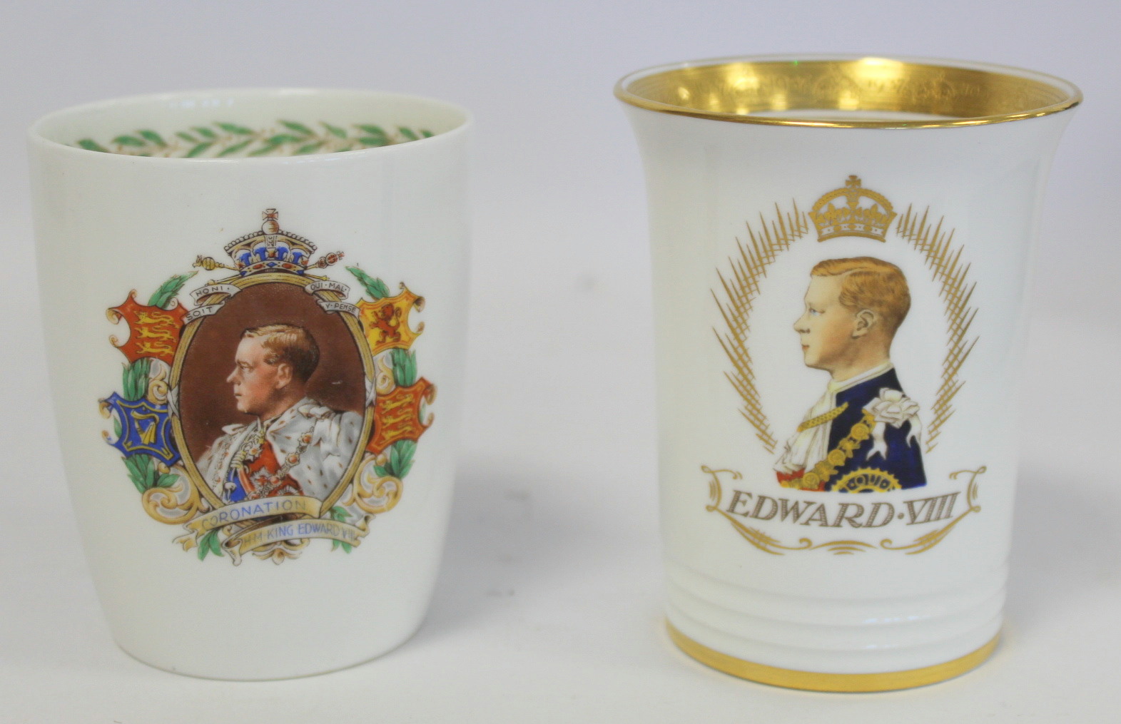 Minton commemorative ware limited edition beaker for the Coronation of Edward VIII 1937, no. 1719/ - Image 2 of 4