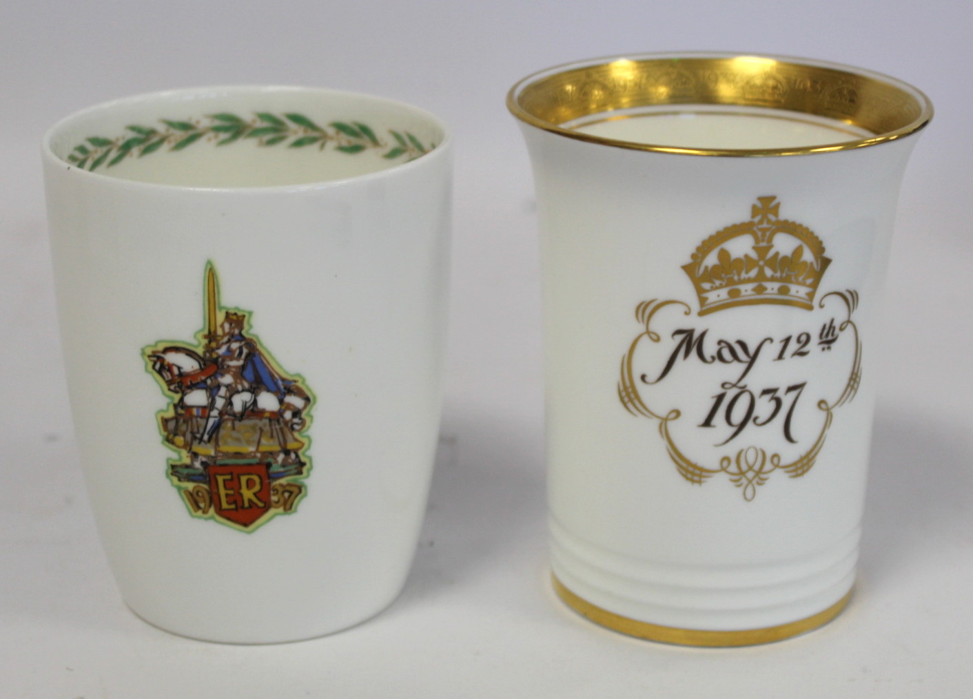 Minton commemorative ware limited edition beaker for the Coronation of Edward VIII 1937, no. 1719/ - Image 3 of 4