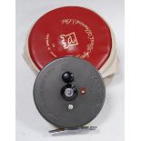 Fishing interest: Hardy Bros 'Marquis 7 Salmon' centre pin reel, with original outer bag.