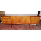 Mid 20th century teak sideboard by AH McIntosh & Co., Ltd, Kirkcaldy, Scotland, of long