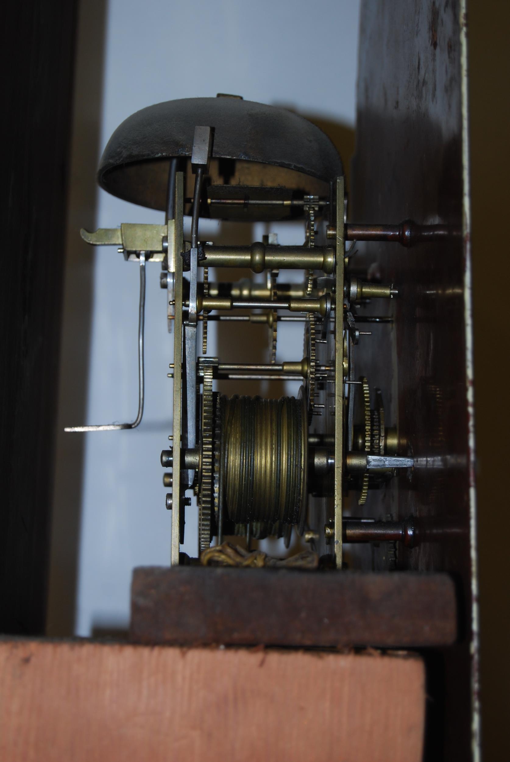 William IV Scottish mahogany cased eight day longcase clock, c. 1835, the painted 12in dial marked - Image 2 of 9