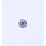 Diamond brilliant, unmounted, with HRD Antwerp report given as 1.06ct, colour G, clarity VVS2.