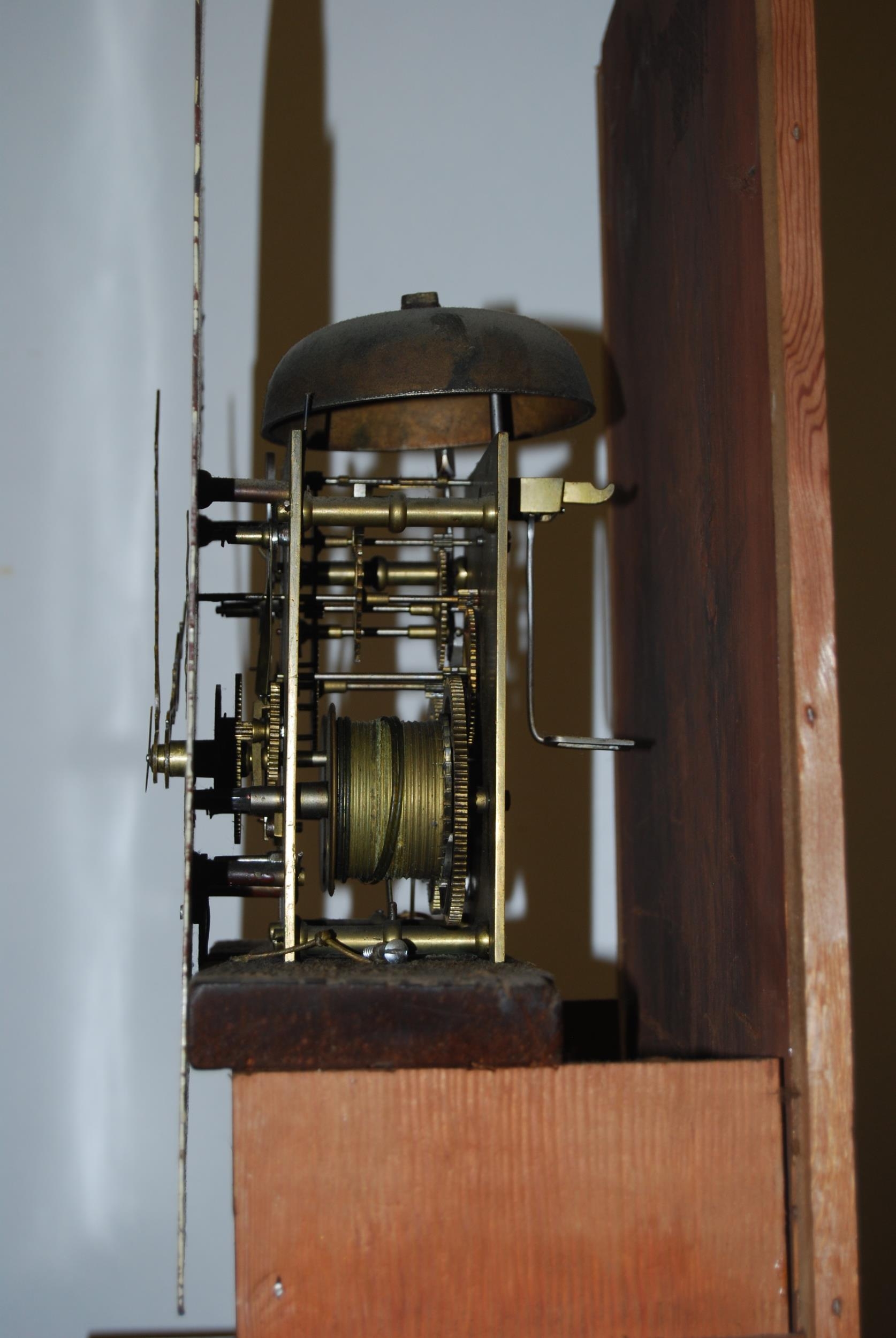 William IV Scottish mahogany cased eight day longcase clock, c. 1835, the painted 12in dial marked - Image 3 of 9