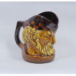 Large Royal Doulton Kingsware character jug, 'The McCallum', printed backstamp to the underside,