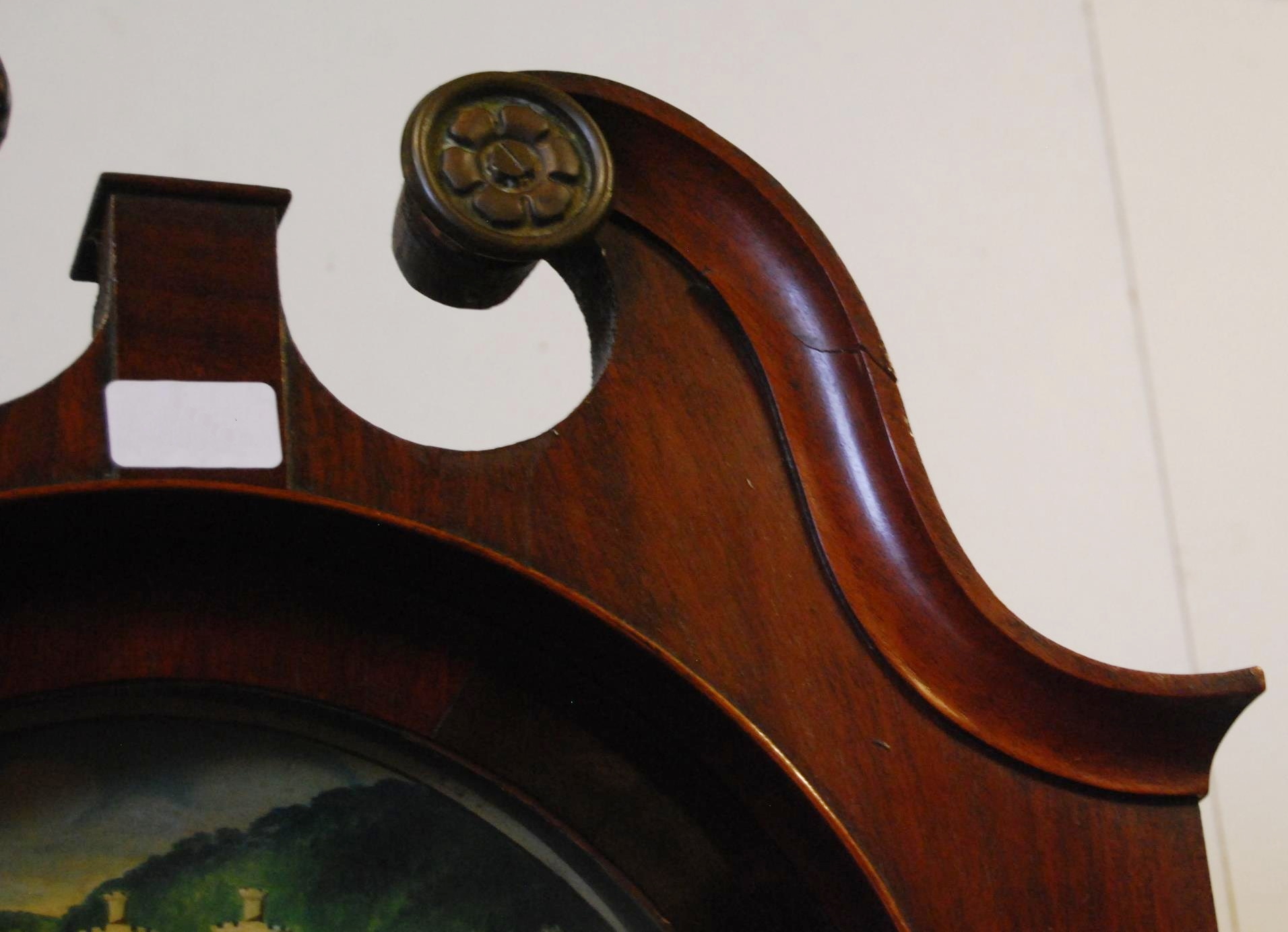 William IV Scottish mahogany cased eight day longcase clock, c. 1835, the painted 12in dial marked - Image 8 of 9