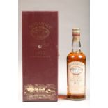 Limited edition 1972 27 year old Bowmore single malt whisky, bottle No236/466 cask No 4864 4865 4866