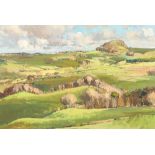 Douglas Lennox (Scottish Born 1948) ARR Framed oil on canvas, signed 'Country Landscape' 56cm x