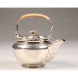 Scottish George III silver spirit kettle, assay marked Edinburgh 1805 by W & P Cunningham, weight