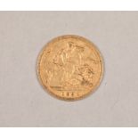 Victoria half gold sovereign dated 1894