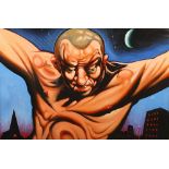 Peter Howson OBE (Scottish Born 1958) ARR Framed print on canvas 'Victory'1997' 74cm X 97cm