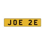 Car registration number currently on retention JOE 2E