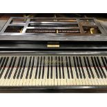 Bluthner ebonised grand piano, length 150cm, width 175cm, height 99cm