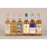 Six assorted bottles of blended scotch whisky, Gordon & MacPhail House of Commons 70cl 40%vol Lang