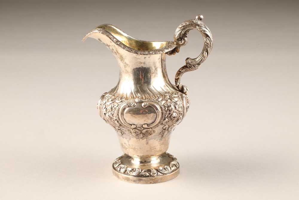 Victorian three piece silver tea service comprising of a teapot, sugar bowl and cream jug, with - Image 5 of 12