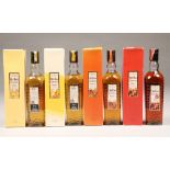 Set of four limited edition Old Parr Scotch whisky, winter contemplation, spring anticipation,