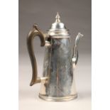 Victorian silver coffee pot, tapering form, assay marked London 1898 by Thomas Russell, weight 605g