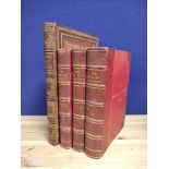 FINDEN.  Gallery of Modern Art. 2 vols. in one. Eng. frontis, title & plates. Folio. Nice maroon