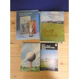 Golf.  9 various softback publications.