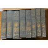 MORRIS REV. F. O.  A History of British Birds. Vols. 1, 2, 3, 4 & 6. Many col. plates. Large 8vo.