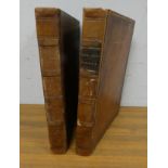 HOGARTH WILLIAM.  The Works. 2 vols. Eng. frontis & many eng. plates. Quarto. Old calf. 1824.