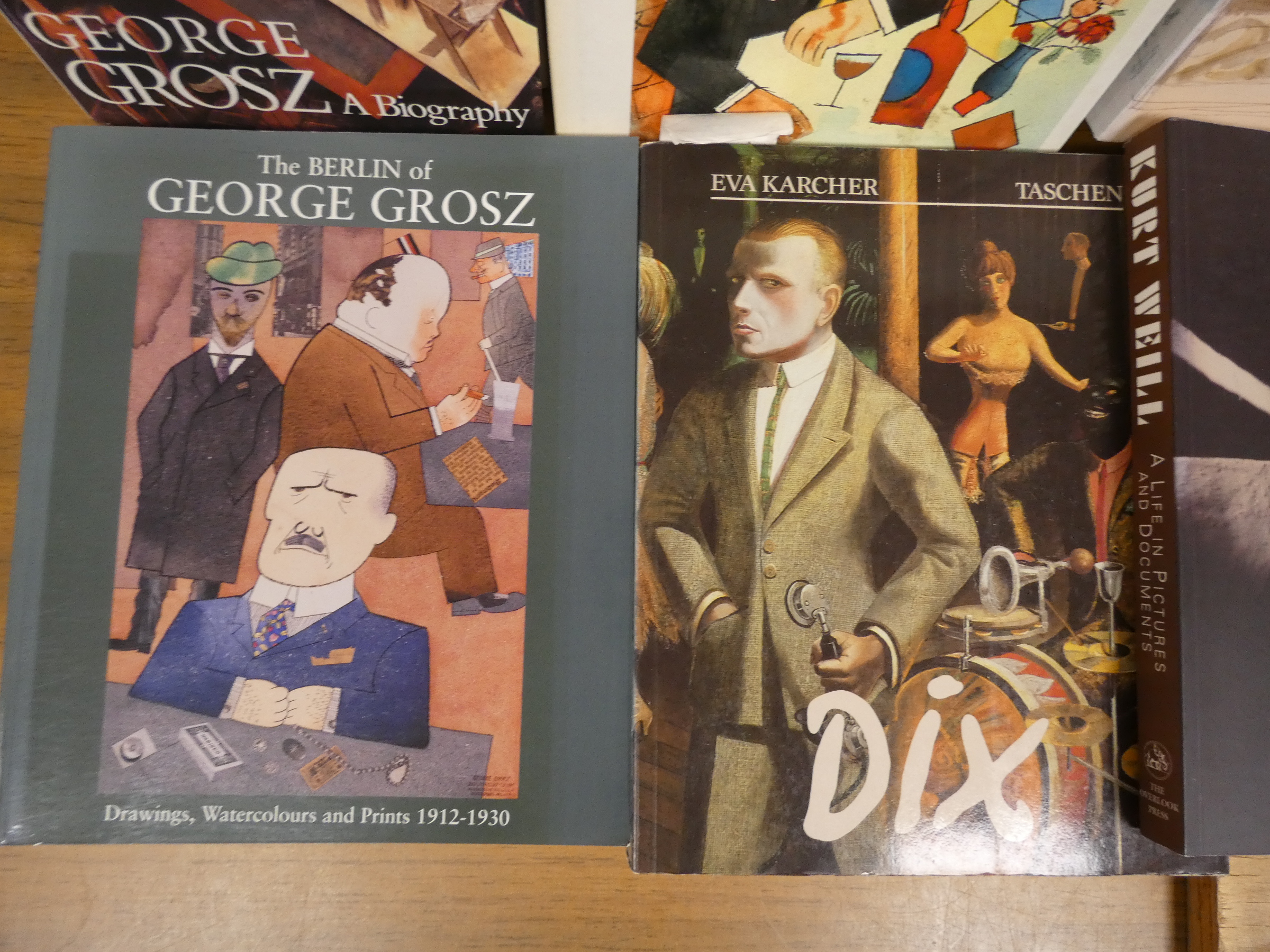 Art Reference.  7 various illus. vols. ref. George Grosz, Otto Dix, Arnold Schonberg & Kurt Weill. - Image 2 of 3