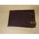 Victorian Photograph Album, oblong 8vo in embossed morocco with clasps, the leaves stamped "G.R. &