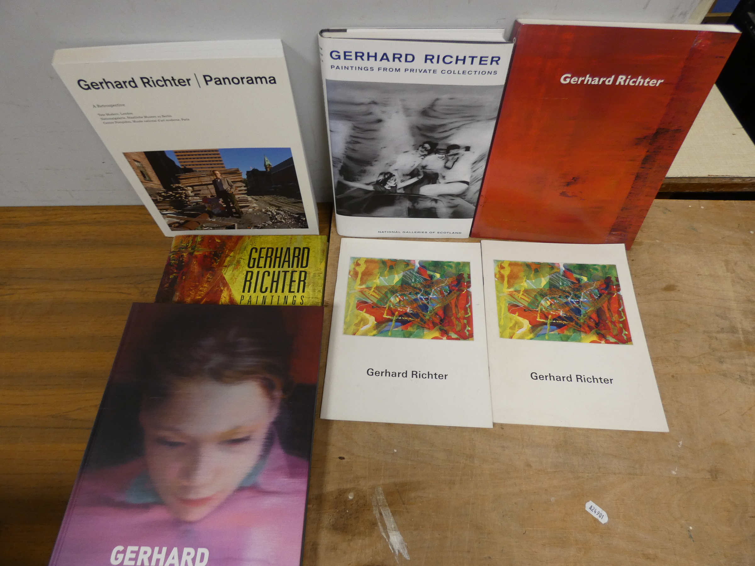 Art Reference.  7 illus. monographs & catalogues ref. Gerhard Richter.