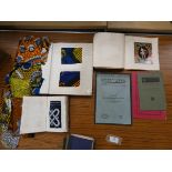 Textiles & the Textile Industry.  A bundle of items incl. pasted-in textile samples, catalogues,