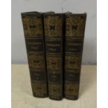 CONDER JOSIAH.  Italy. 3 vols. 2 fldg. eng. maps & eng. plates, as called for. 16mo. Dark crested
