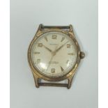 1950s gent's Hermes rolled gold watch, 32mm.