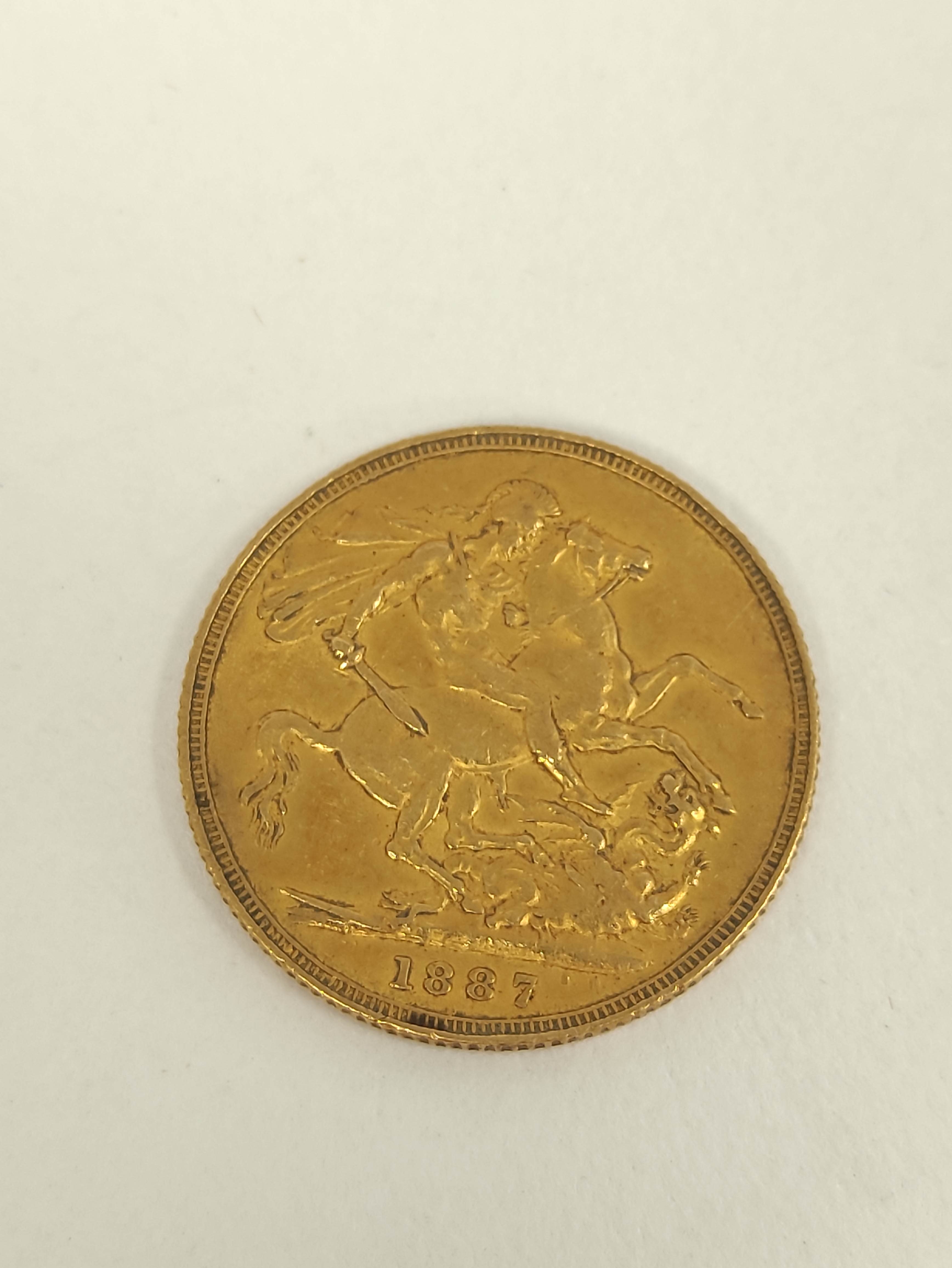 Sovereign, 1887. - Image 2 of 2