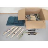 Triang Minic. Box of die-cast model ships and fittings to include S.S United States M704, RMS