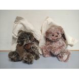 Two Charlie Bears teddies to include Angela CB104705 and Aaron CB193929B all with swing label