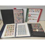 Four collector's stamp albums comprising of British and Commonwealth and world issues to include