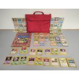 Pokemon Trading Card Game. loose cards and folder sheets to include Dark Alakazam 1/82, 66 team
