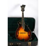 Kentucky eight string Mandolin style KM650 number 17626 in fitted case, 66cm long