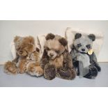 Three Charlie Bears teddies to include Paddywack CB104687, Dominic CB194522, and Woody CB183941