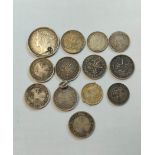 Hong Kong & Straits Settlements. Collection of silver coins comprising of an 1883 Hong Kong Ten