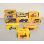 Dinky Atlas Editions: Lot comprising of ten boxed model vehicles to include Brewery Flat Truck