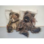 Two Charlie Bears teddies to include Ade CB094064, and Ballantyne CB114813 all with swing label