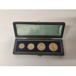 Victoria. 1888 silver four coin Maundy set, comprising of one pence, two pence, three pence and a