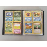 Pokemon Trading Card Game. Folder of cards comprising of base, fossil and jungle sets. also to