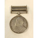 1902 King's South Africa Medal awarded to C.Sutherland 2nd Battalion King's Own Scottish Borderers