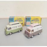 Corgi Toys. Two boxed Ford Thames "Airbourne" Caravans no 420. (2)