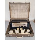 Vintage Recineti Marinucci accordion model 780 in fitted case.
