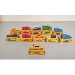 Dinky Dublo: Eleven vintage die-cast boxed model vehicles to include Austin Taxi 067, Austin Lorry