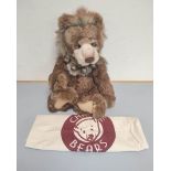 Charlie Bears Teddy Bear, Graeme CB104698, with original labels and cloth bag.