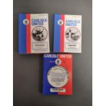 1977-1979 Carlisle United football programmes to include twelve examples from 1977, twenty seven