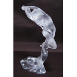 Lalique of France clear and frosted figure in the form of a nude female (20th century), Lalique