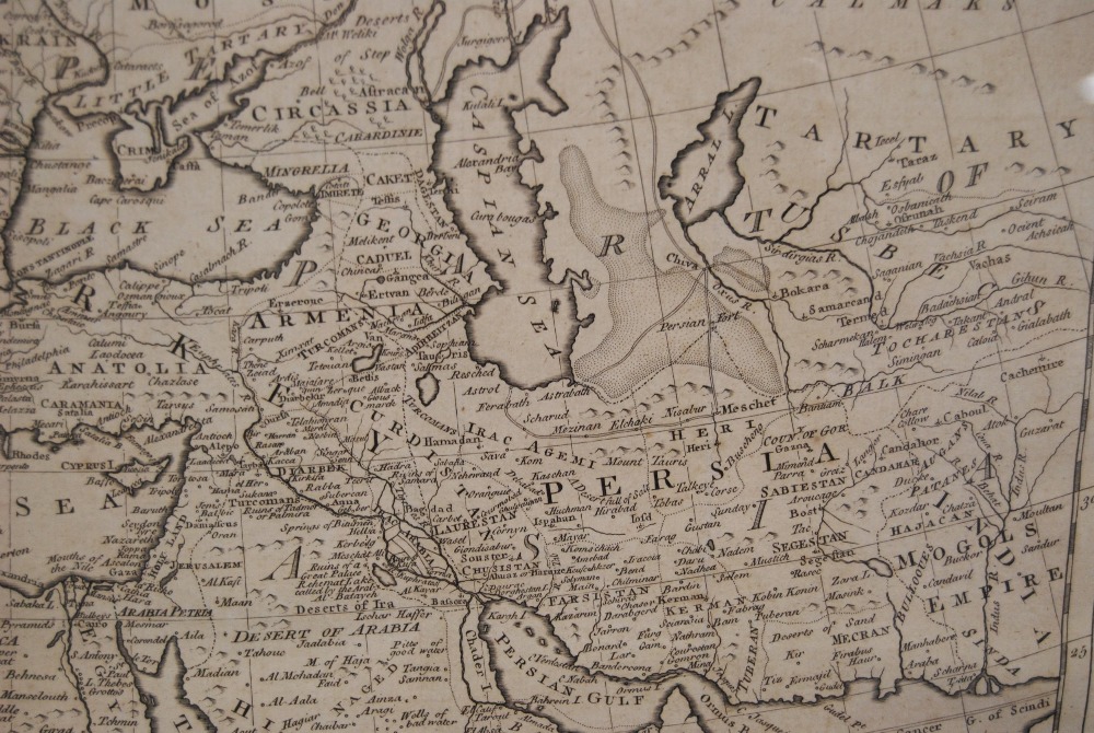 Thomas Bowen (Welsh, c. 1733 - 1790) 18th century hand-engraved 'A Correct Map of the Ottoman - Image 4 of 7